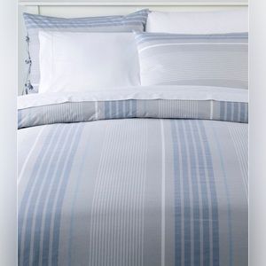 L.L. Bean Organic Cotton Comforter Cover Collection, Stripe